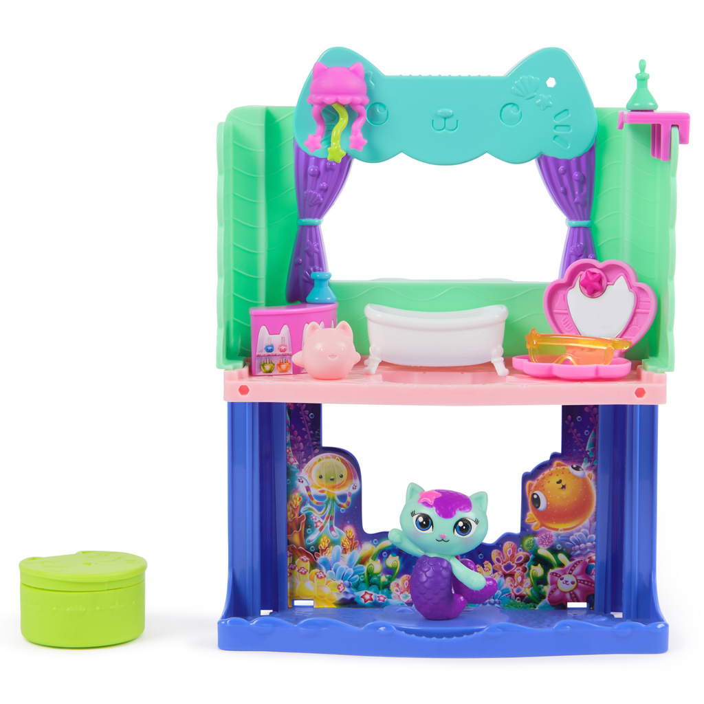 Gabin domček bábik kino: Sada na hranie Kúpeľňa malej morskej panny – Spin Master kép 2