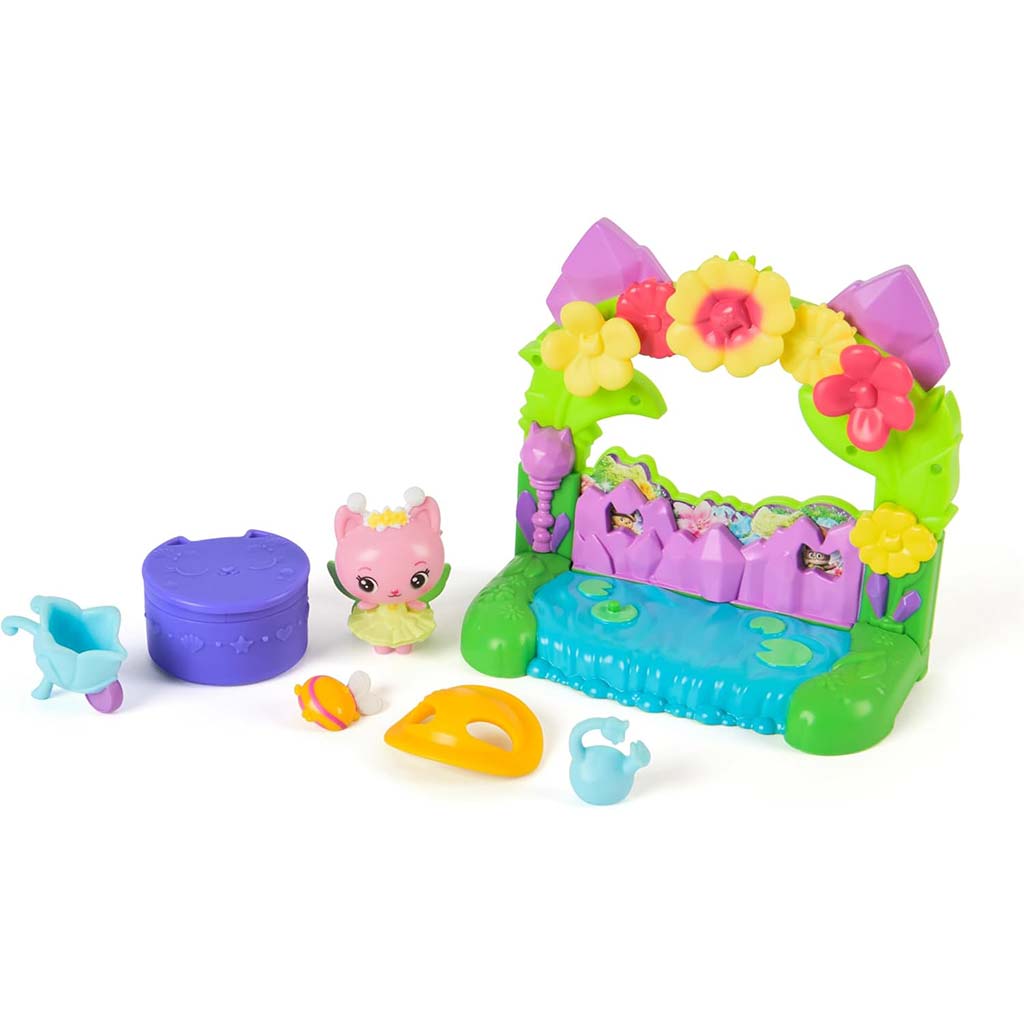 Gabikin domček pre bábiky Kino: Hraná súprava Krištáľová záhradná terasa - Spin Master kép 2