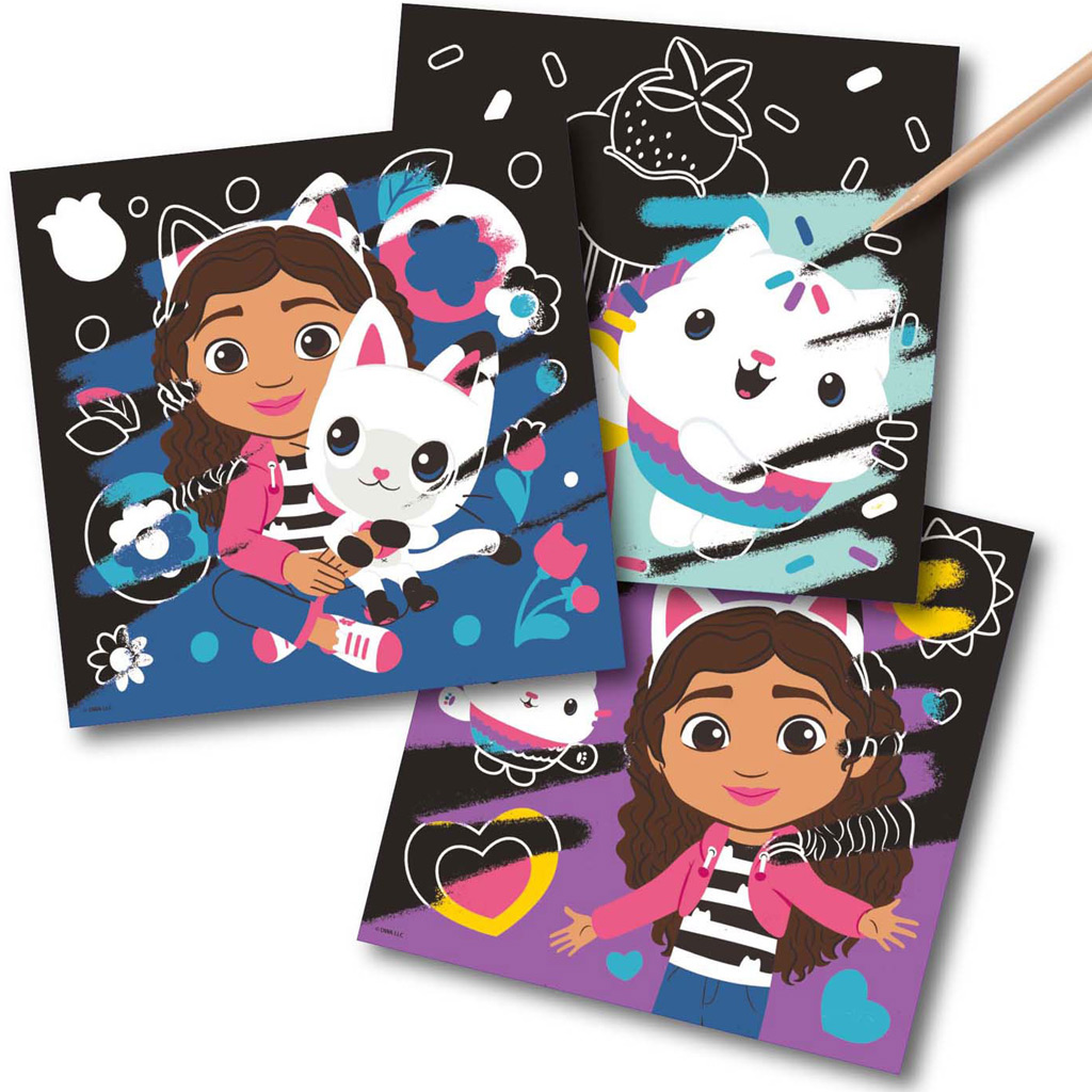 Bábika Gabi: Súprava na škrabanie obrázkov, 6 listov kép 3