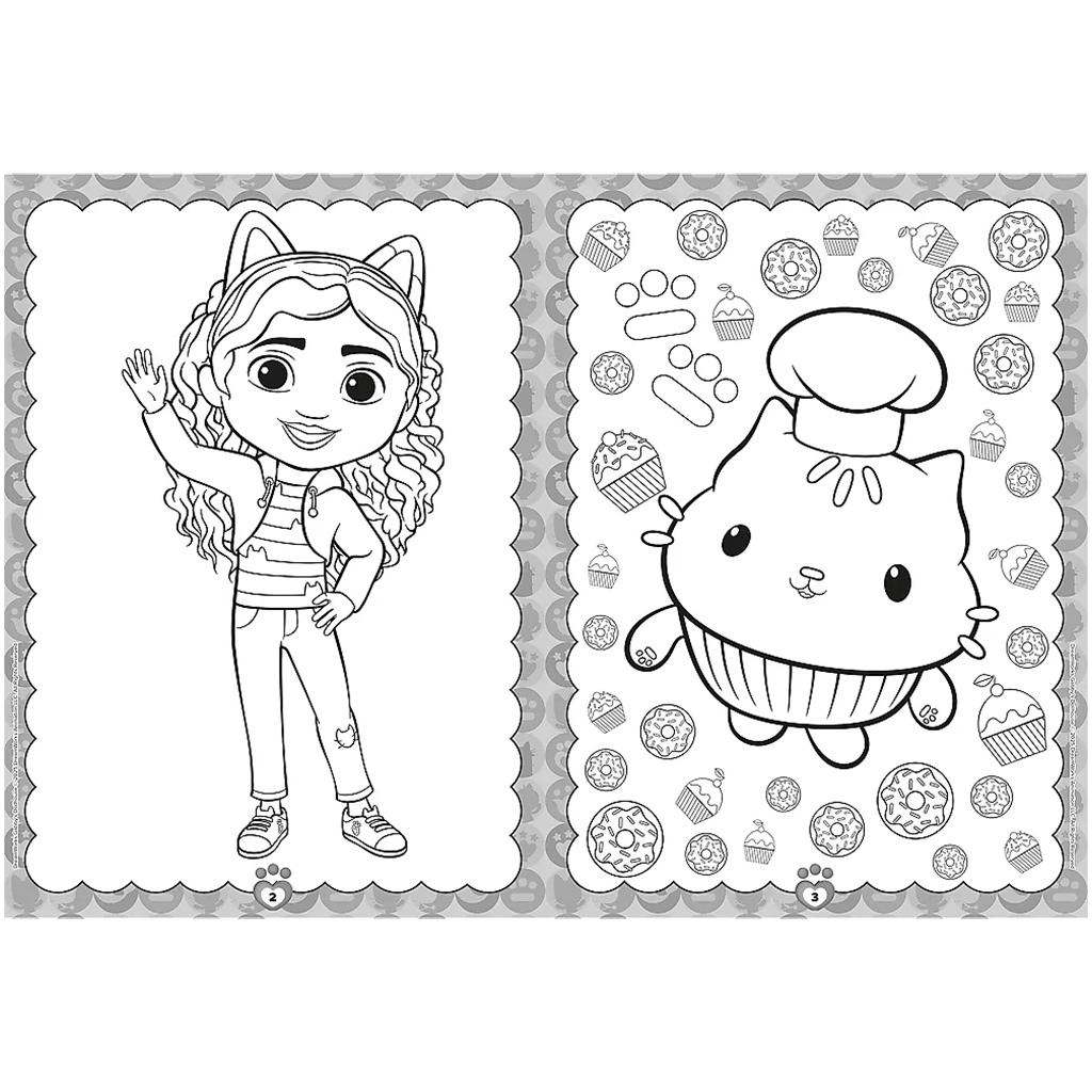 Gabikin domček pre bábiky: Gabi a Panda Pack omaľovánka - Trefl kép 2