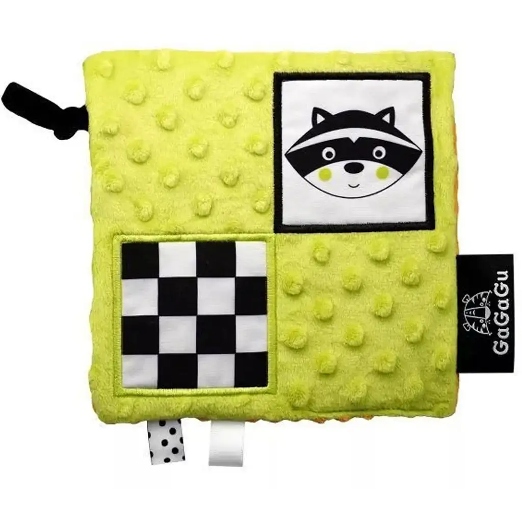 GaGaGu: obojstranná senzorická handrička s motívom tučniaka a medvedíka čistotného kép 2