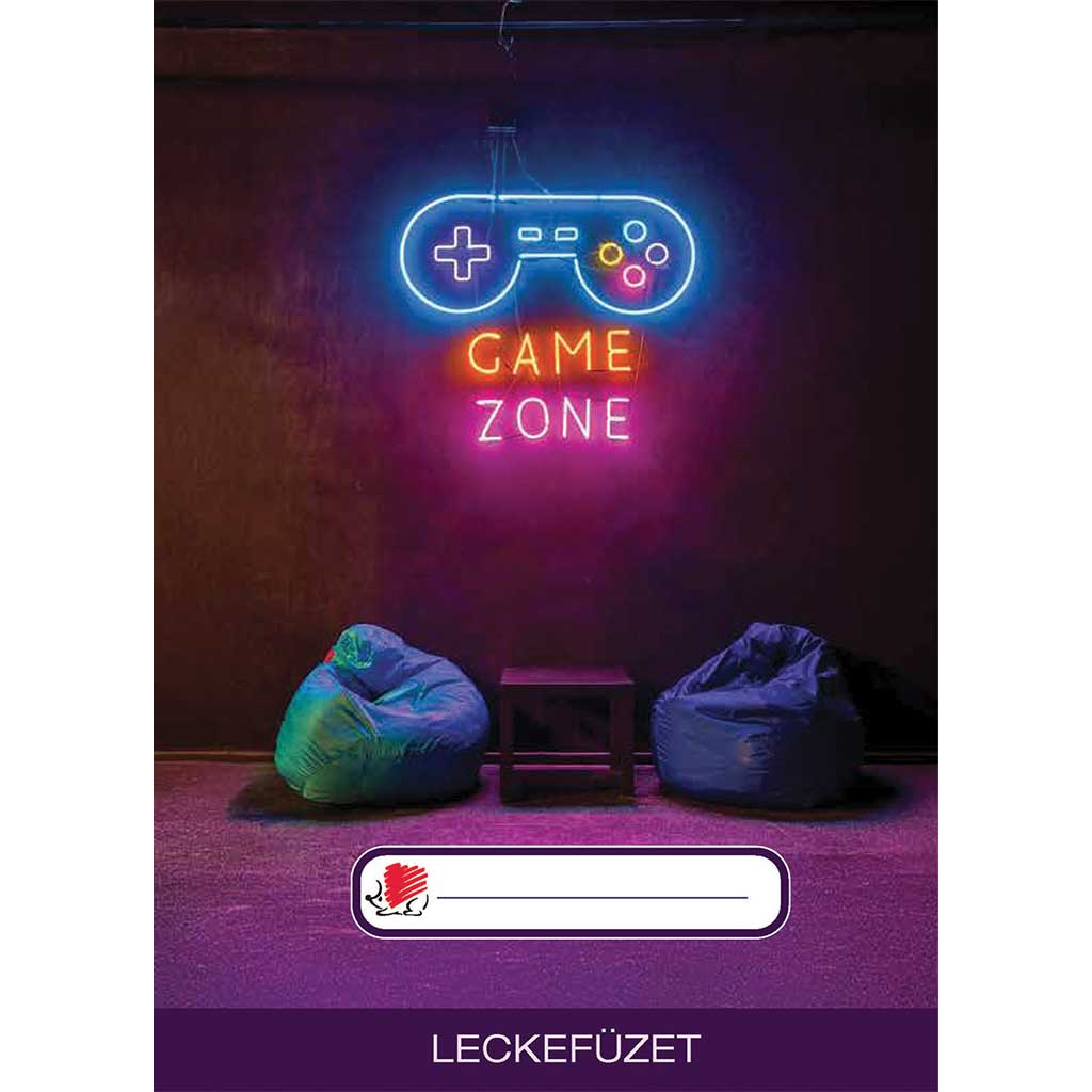 ICO: Süni Game Zone mintás leckefüzet A/5-ös kép 1