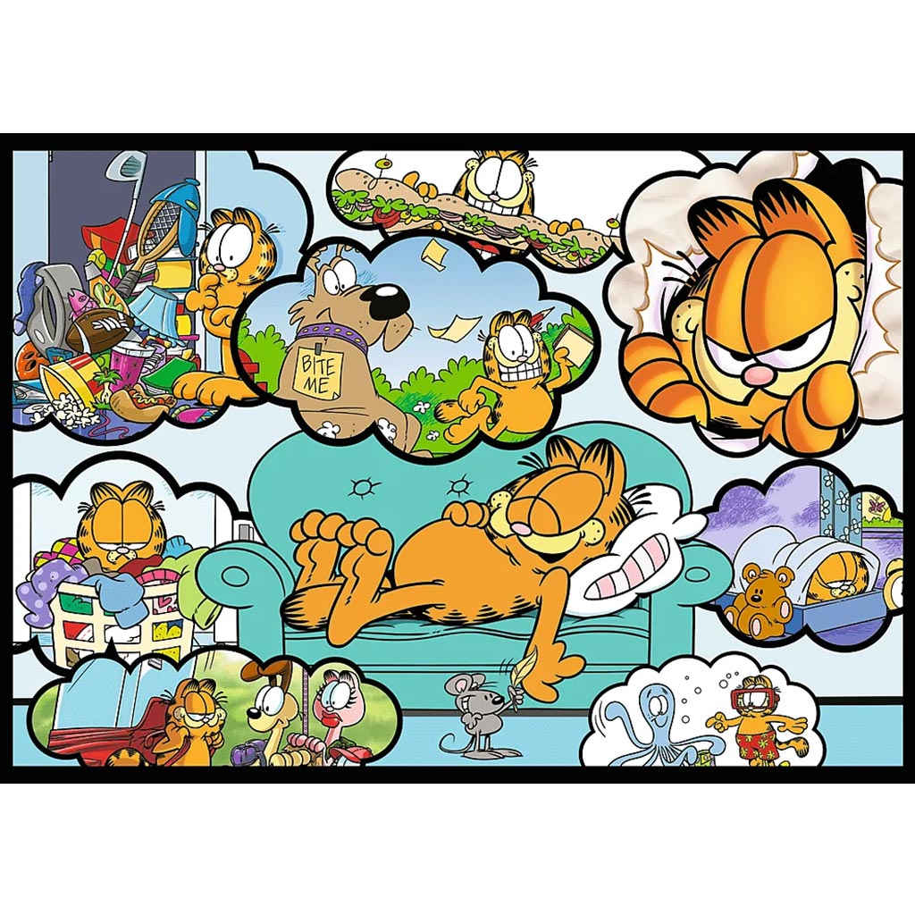 Dobrodružstvá Garfielda 4x250-dielne puzzle - Trefl kép 4