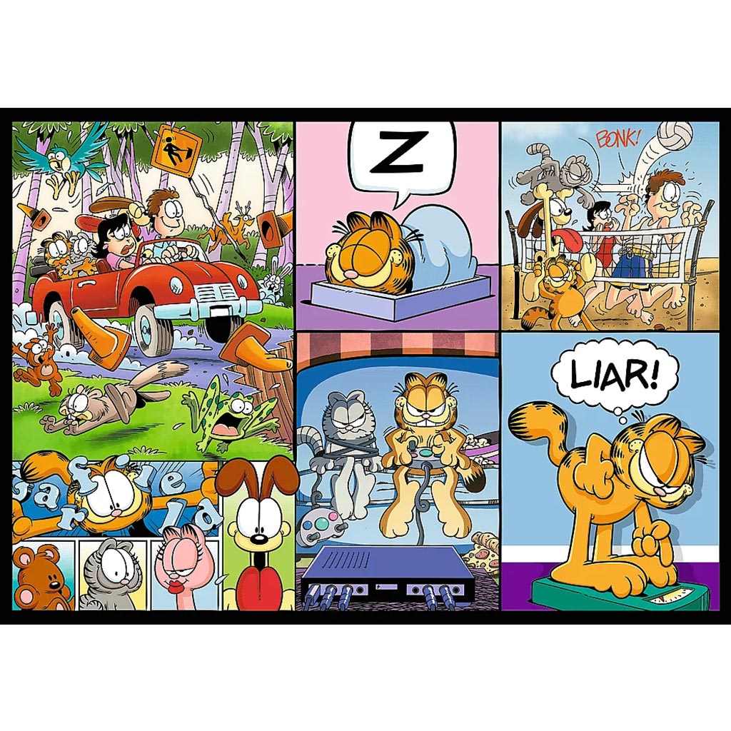 Dobrodružstvá Garfielda 4x250-dielne puzzle - Trefl kép 5