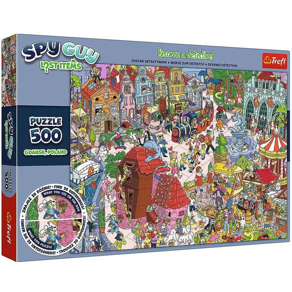 Spy Guy 500-dieliková puzzle Gdansk Poľsko - Trefl