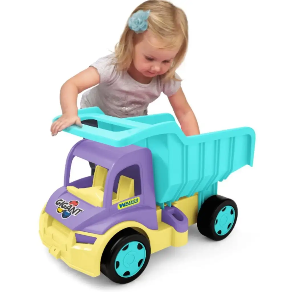 Gigant obrovský sklápač s nosnosťou 150 kg v fialovo-tyrkysovej farbe - Wader kép 3