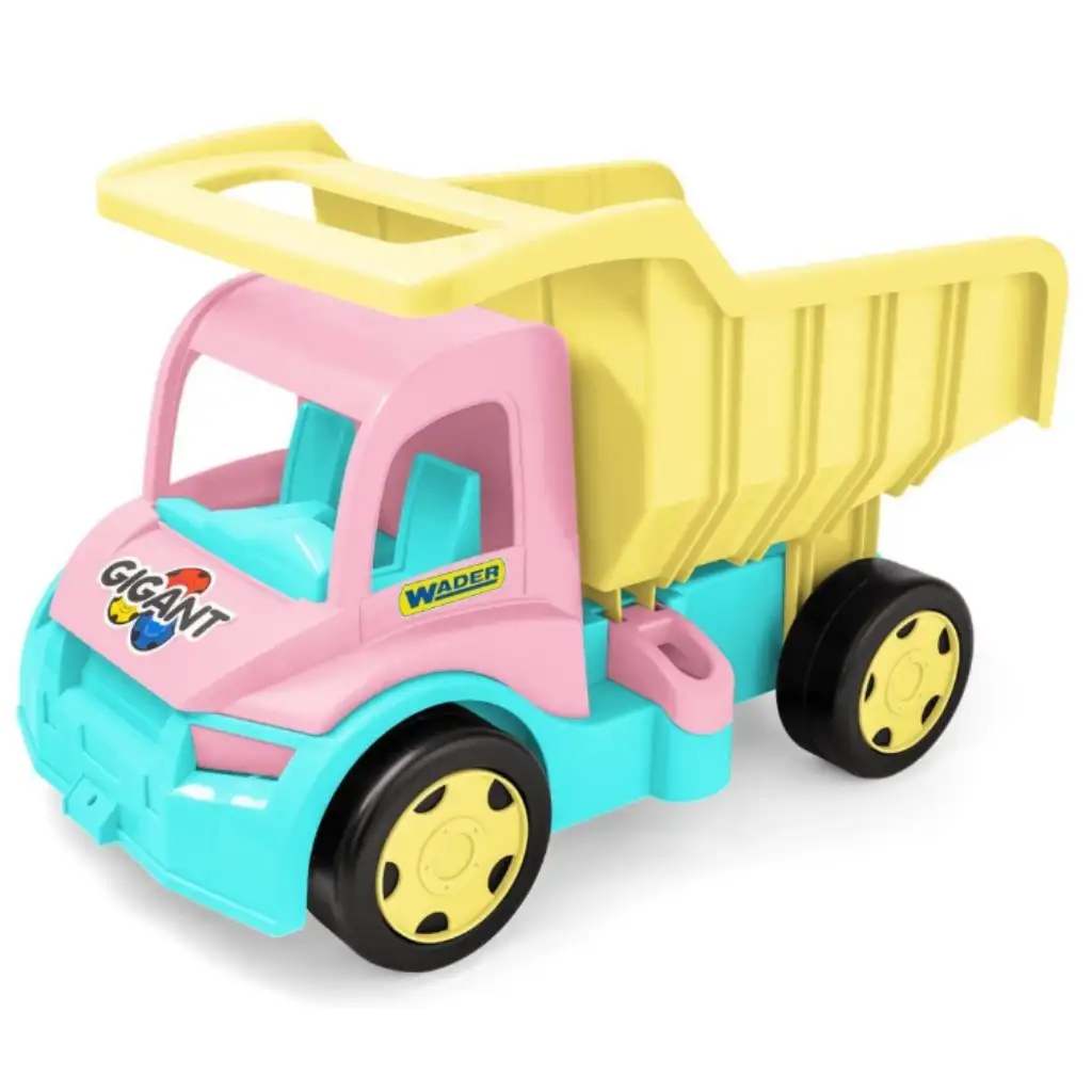 Gigant obrovský sklápač s nosnosťou 150 kg v ružovo-žltej farbe - Wader