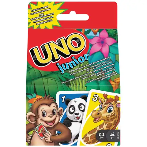 UNO Junior Zvieratá kartová hra Mattel