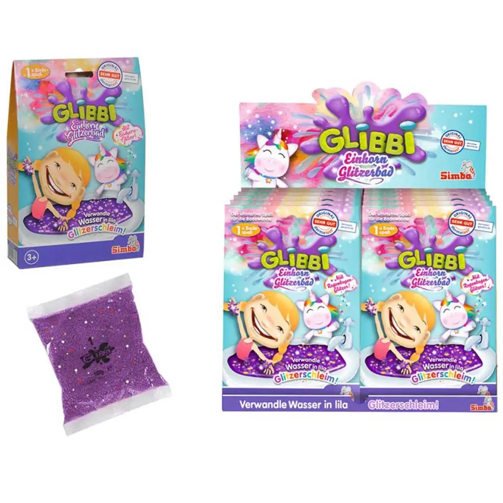 Glibbi: Lesklé jednorožcové slime kúpeľové želé - Simba toys kép 2