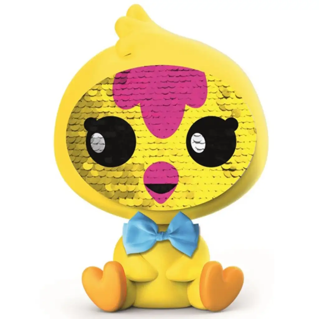 Glitrová kurča, 14 cm bábika