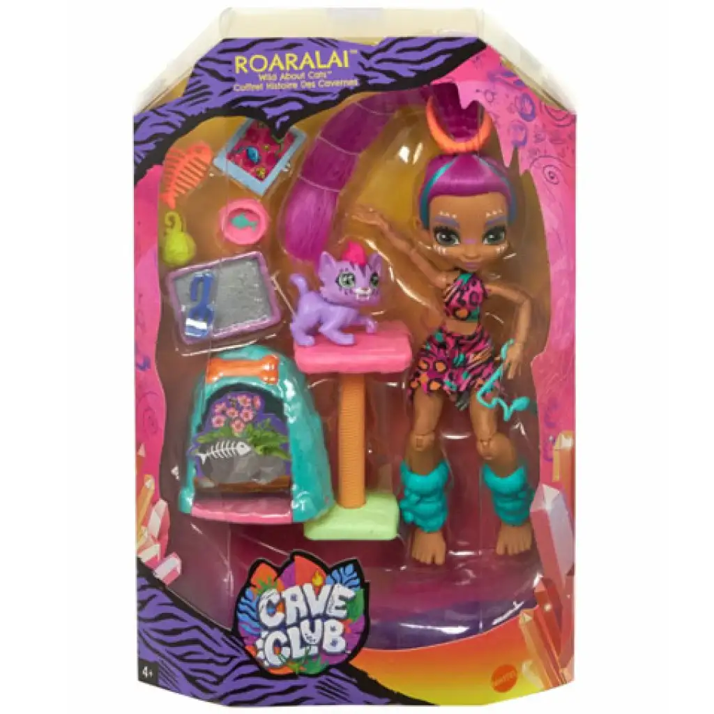 Cave Club: Roaralai játékszett kiegészítőkkel - Mattel kép 1