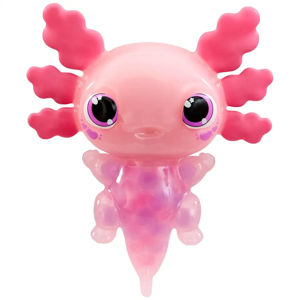 Let’s Glo Axolotl svietiaci vodný kamarát v ružovej farbe kép 2