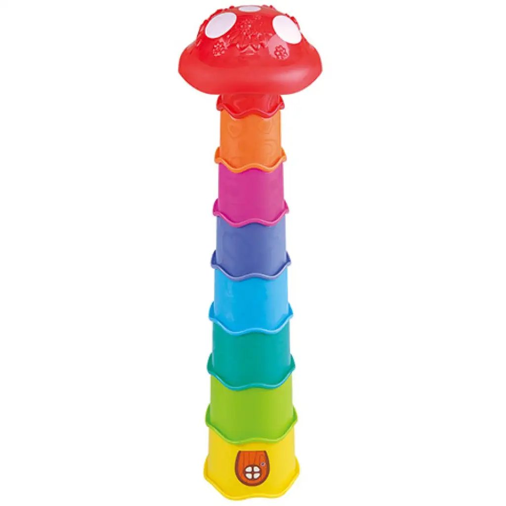 Playgo: Gombaház toronyépítő játék kép 2