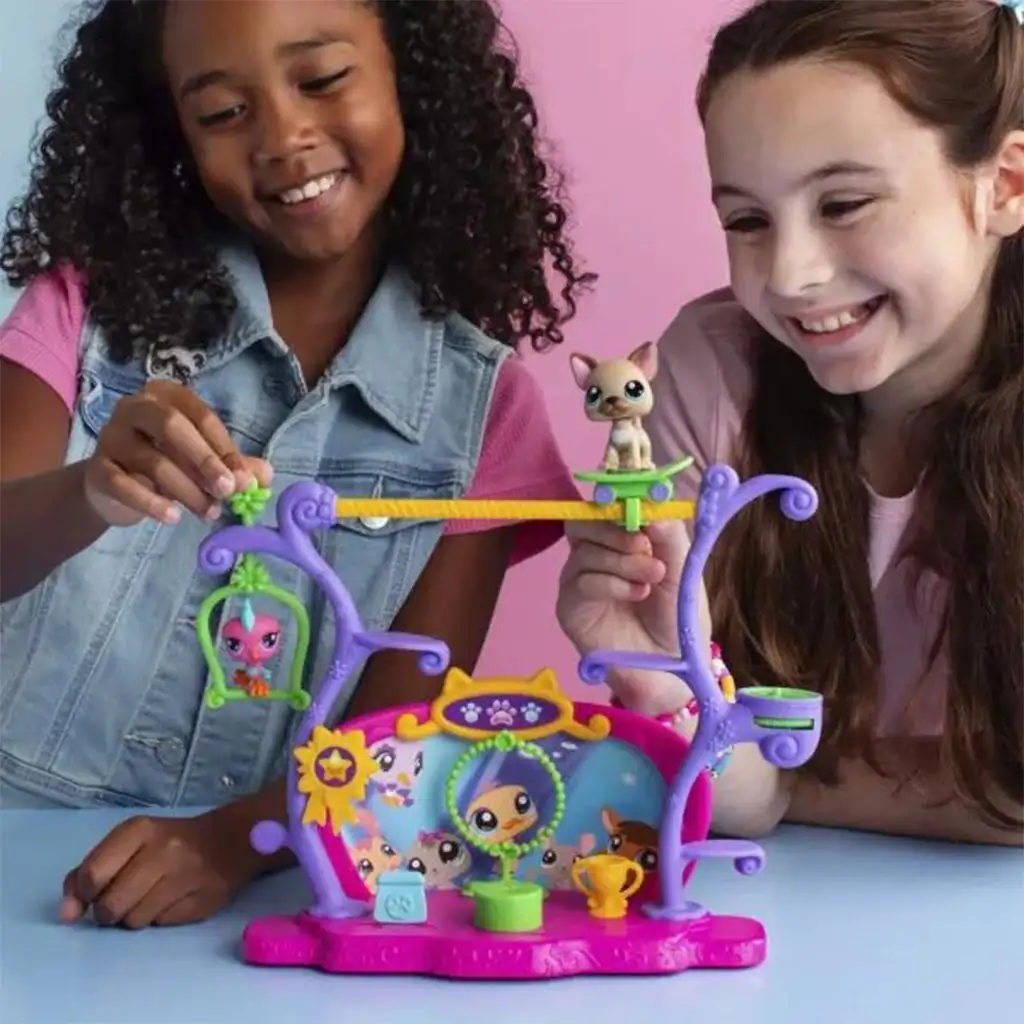 Littlest Pet Shop: Tehetséges állatok játékszett 2 db figurával, 1. széria kép 4
