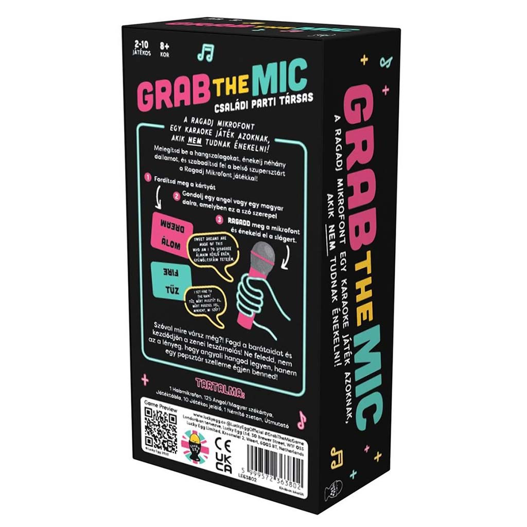 Grab the Mic spoločenská hra kép 2