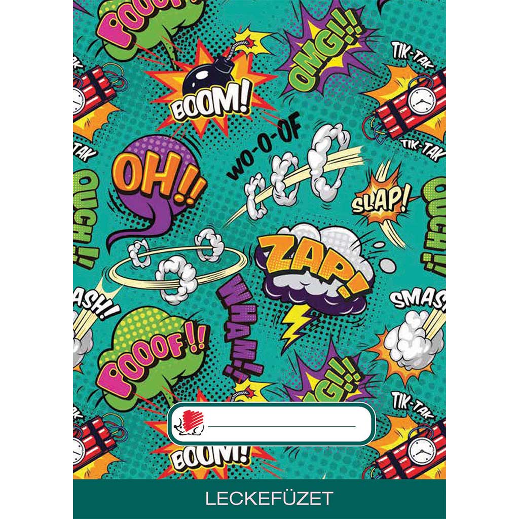 ICO: Süni Graffiti mintás leckefüzet A/5-ös kép 1