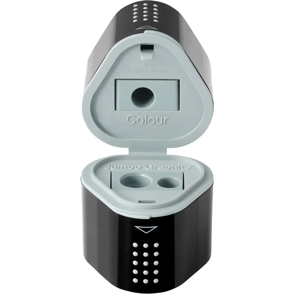 Faber-Castell: Grip 2001 trio strúhadlo čierne 1 ks kép 2