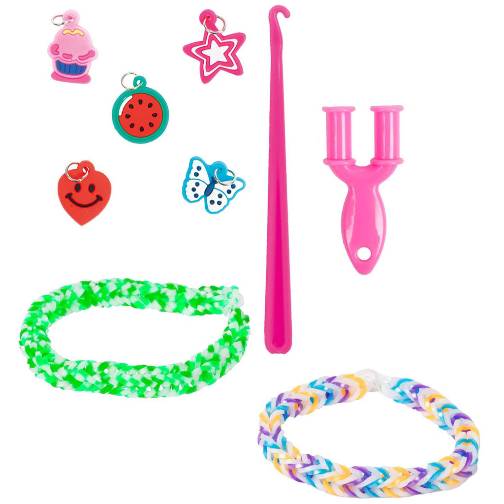 Sada na výrobu gumičkových náramkov v srdiečkovom balení kép 2