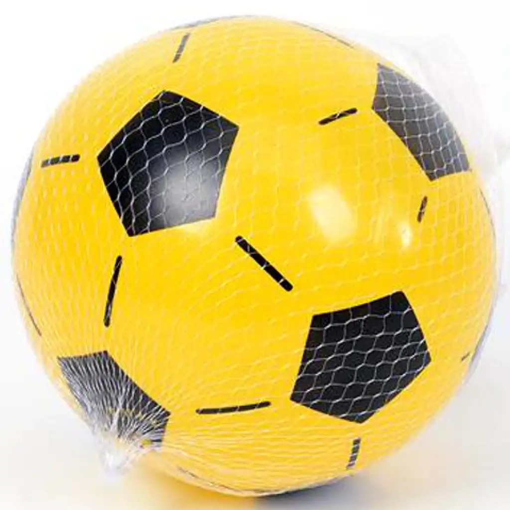 Gumová lopta s futbal vzorom 23cm