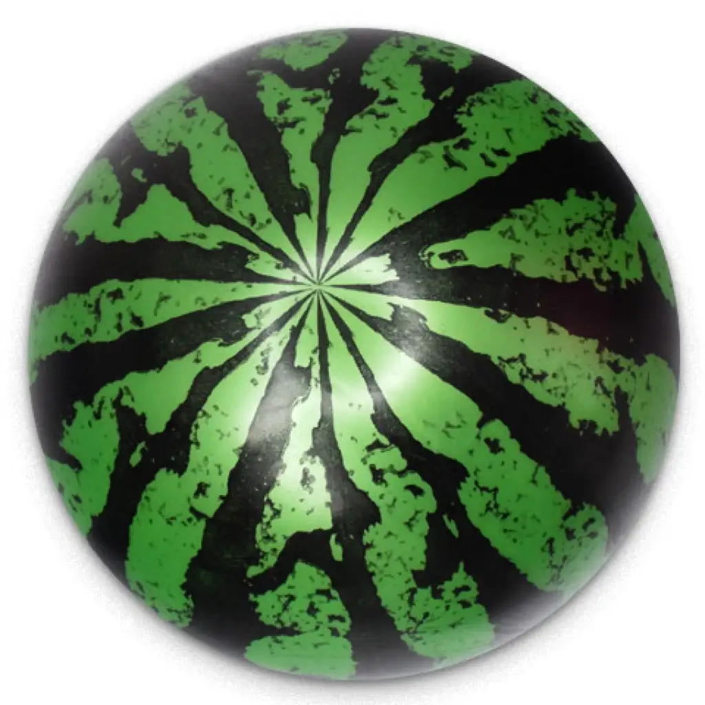 Gumová lopta s melónovým vzorom 23cm