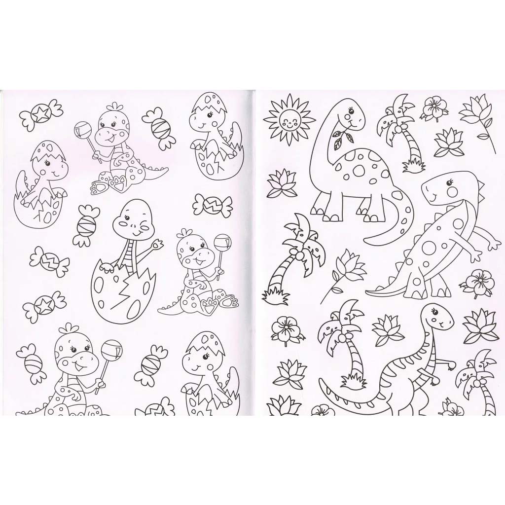 Diamantové omaľovánky - Dinosaury kép 2