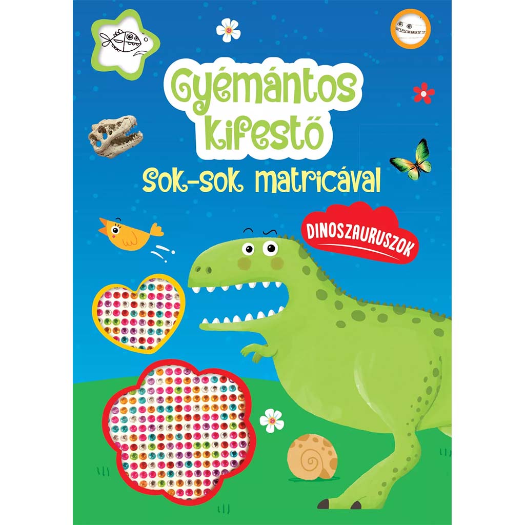Diamantové omaľovánky - Dinosaury