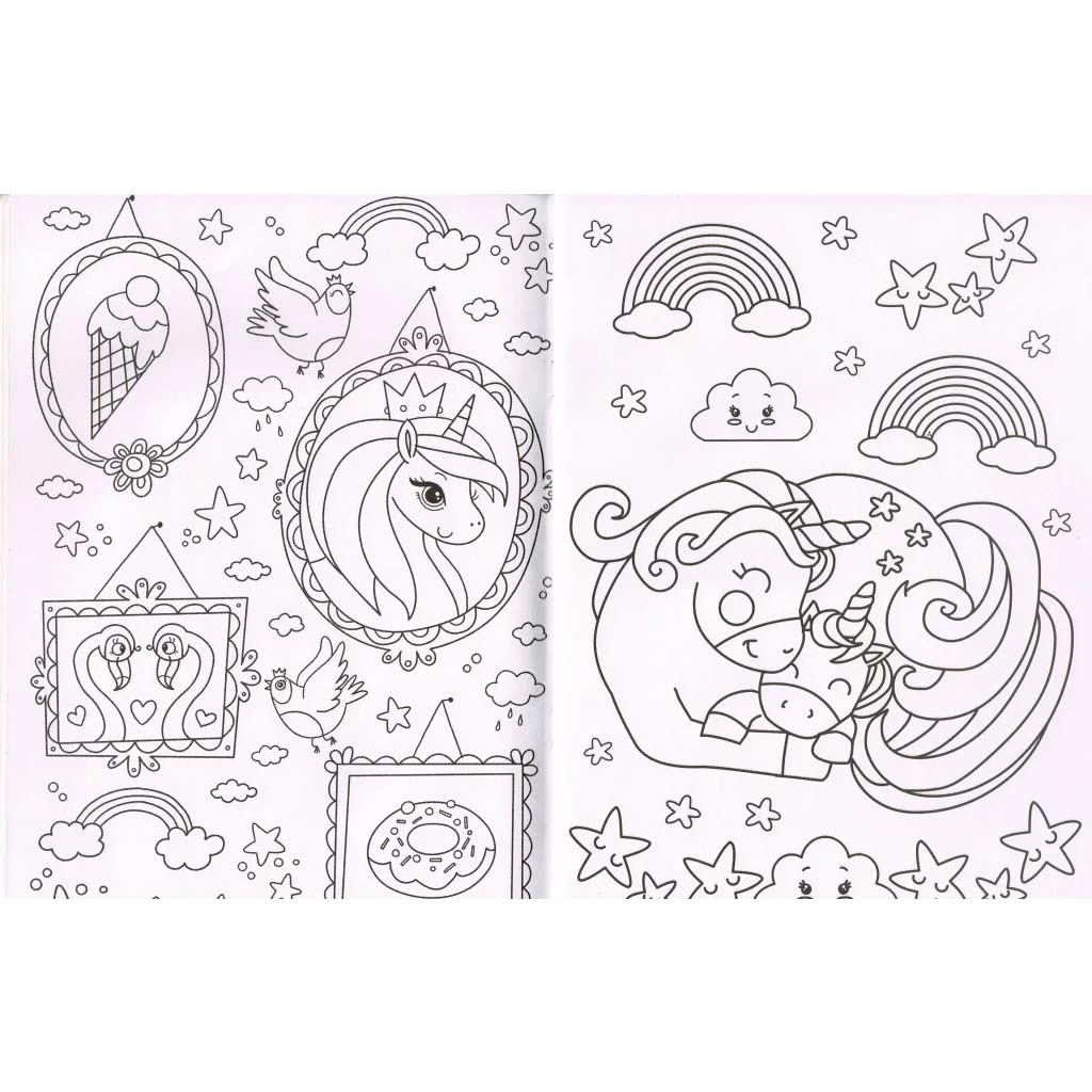 Diamantové omaľovánky - Jednorožce kép 3