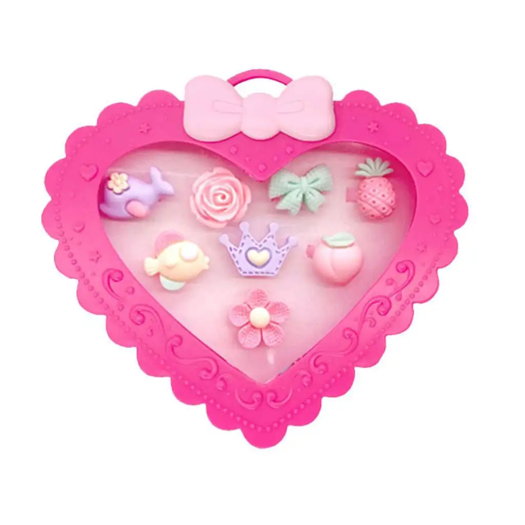 Sada krúžkov v srdcovom boxe, 8 kusov v rôznych variantoch kép 3