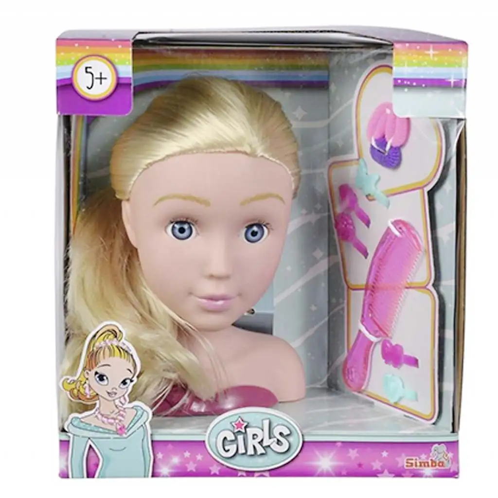 Blondínka kadernícka hlava s doplnkami - Simba Toys