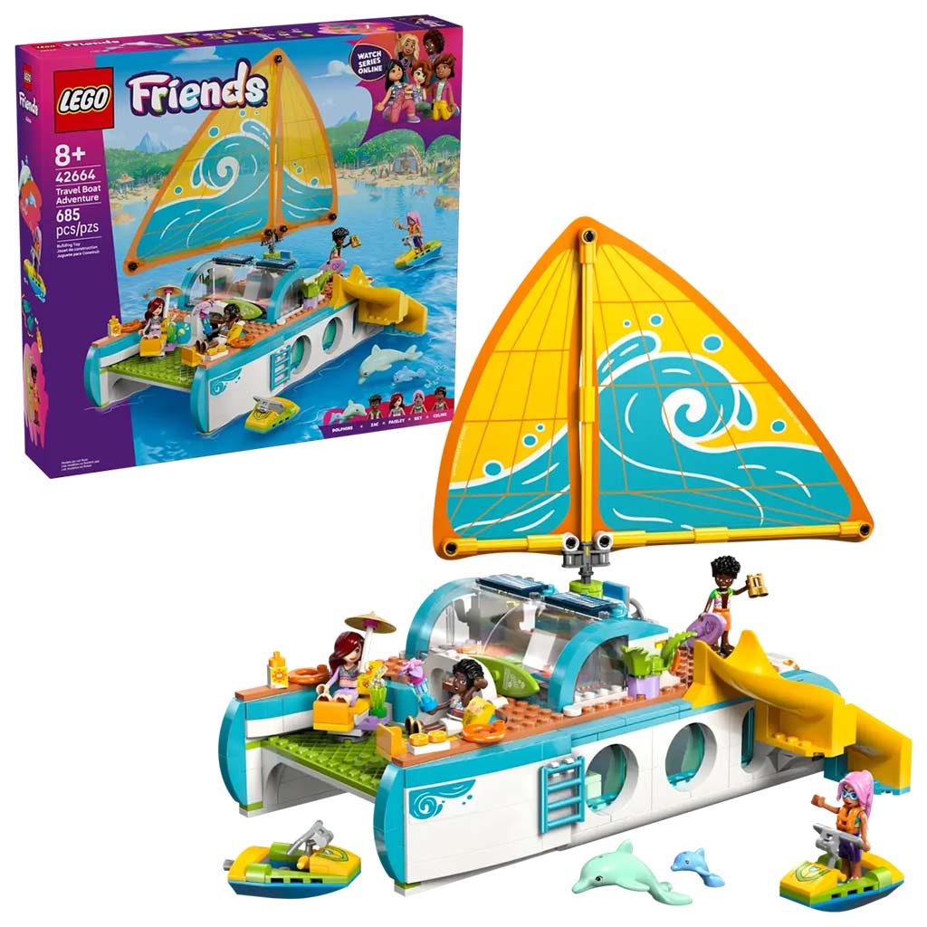 LEGO® Friends: Hajós kirándulás és kaland (42664) kép 1