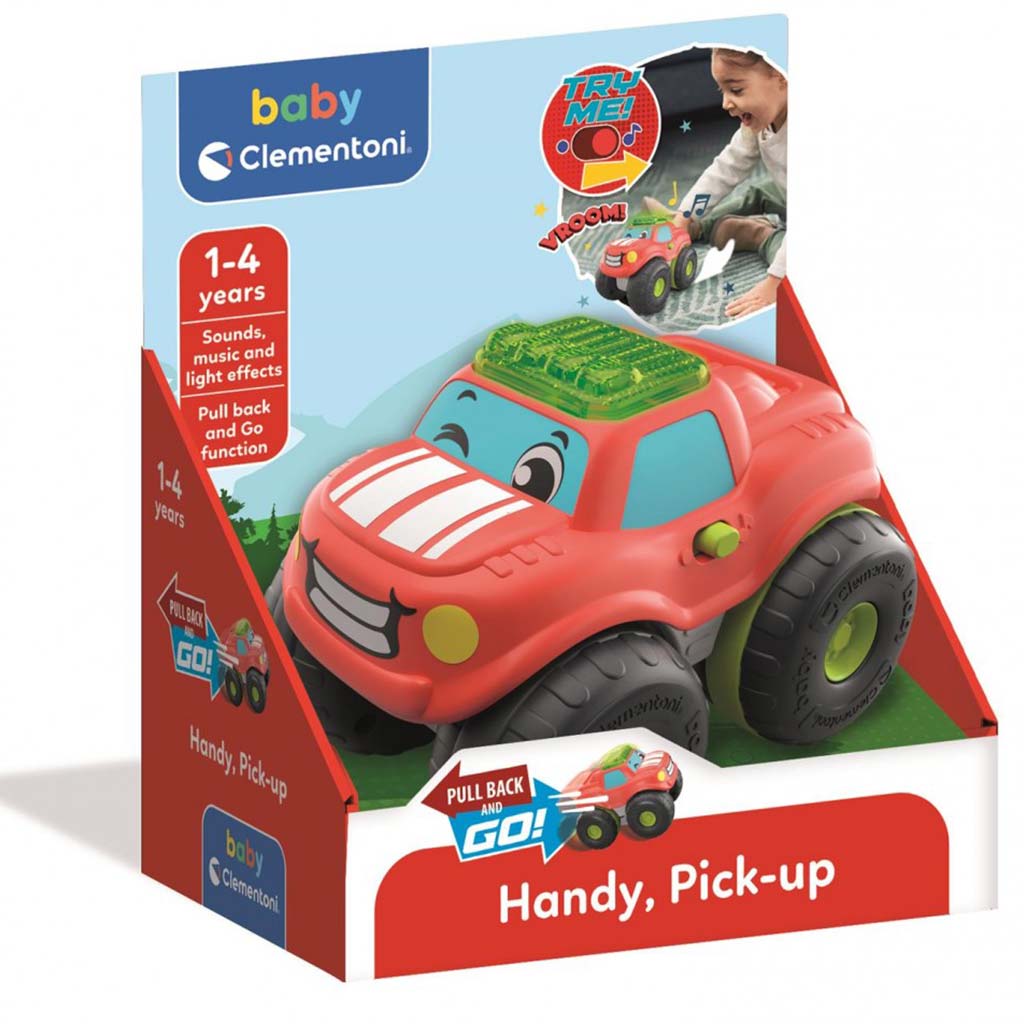 Handy, spätný baby pick-up so zvukom a svetlom - Clementoni