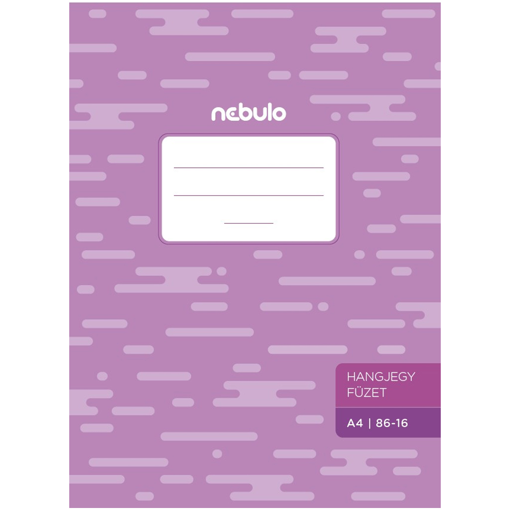 Nebulo: Sponkovaný notový zošit A4 86-16
