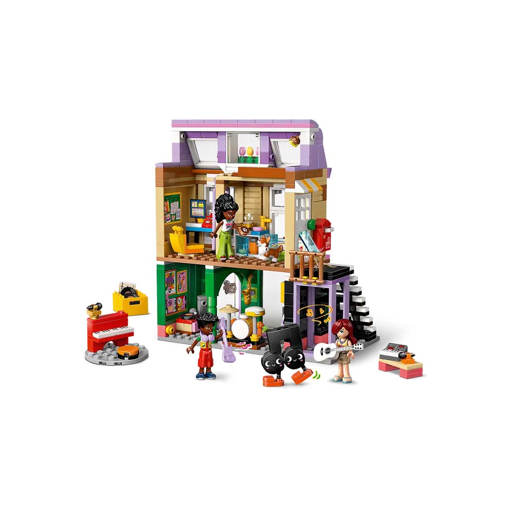 LEGO® Friends: Obchod s hudobnými nástrojmi a byt (42653) kép 4
