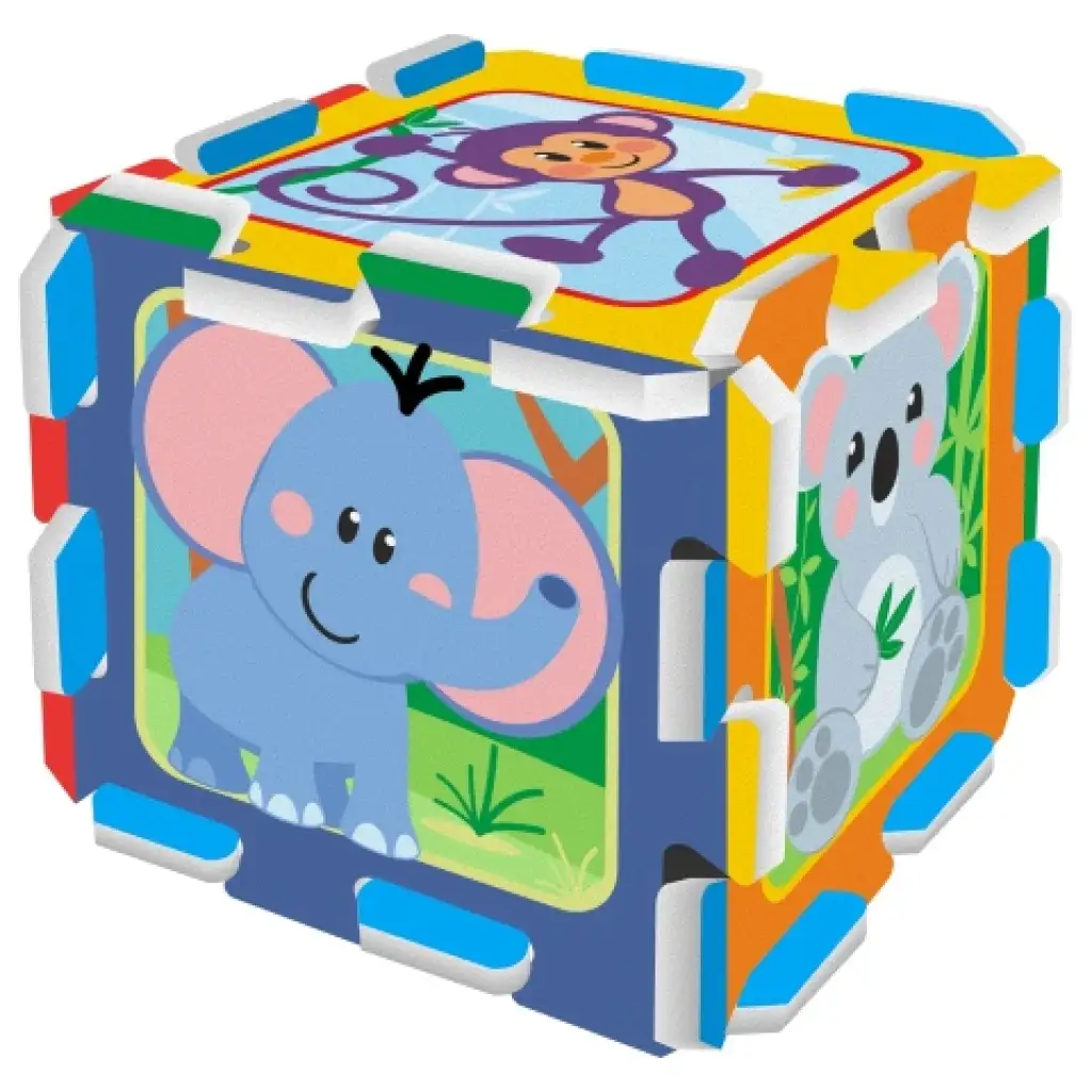 Happy Zoo - Vidám Állatkert szivacs puzzle kép 2