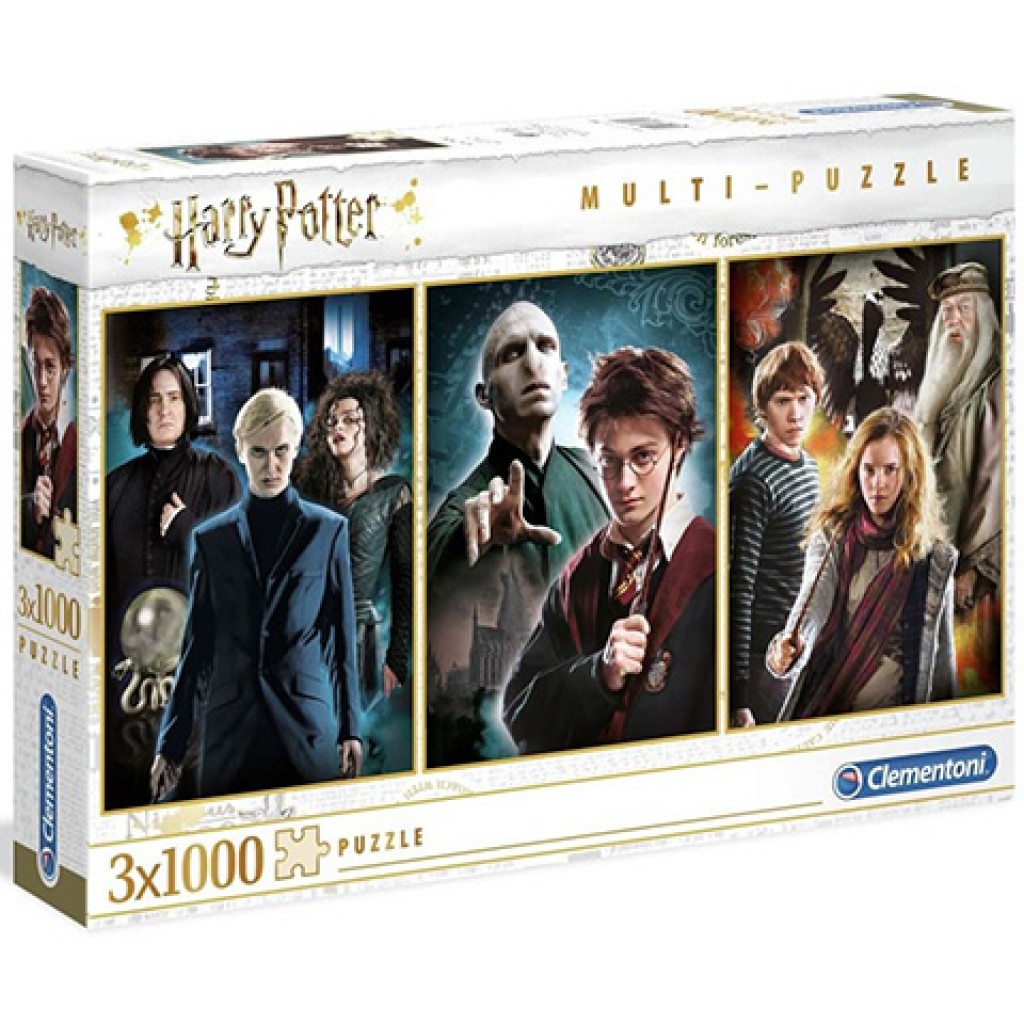 Harry Potter 3x1000db-os puzzle szett - Clementoni kép 1