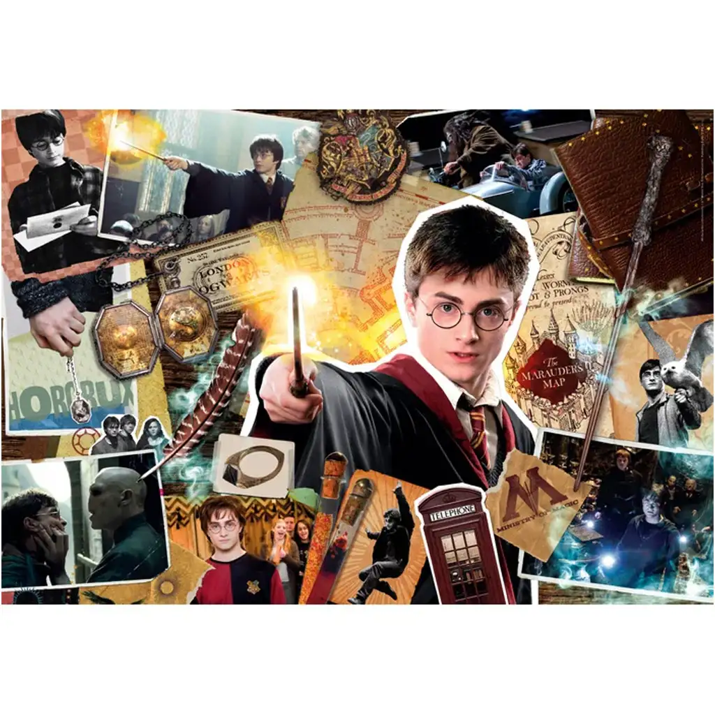 Harry Potter - Relikvie čarodejníckeho sveta 1500-dielna kompaktná puzzle - Clementoni kép 2