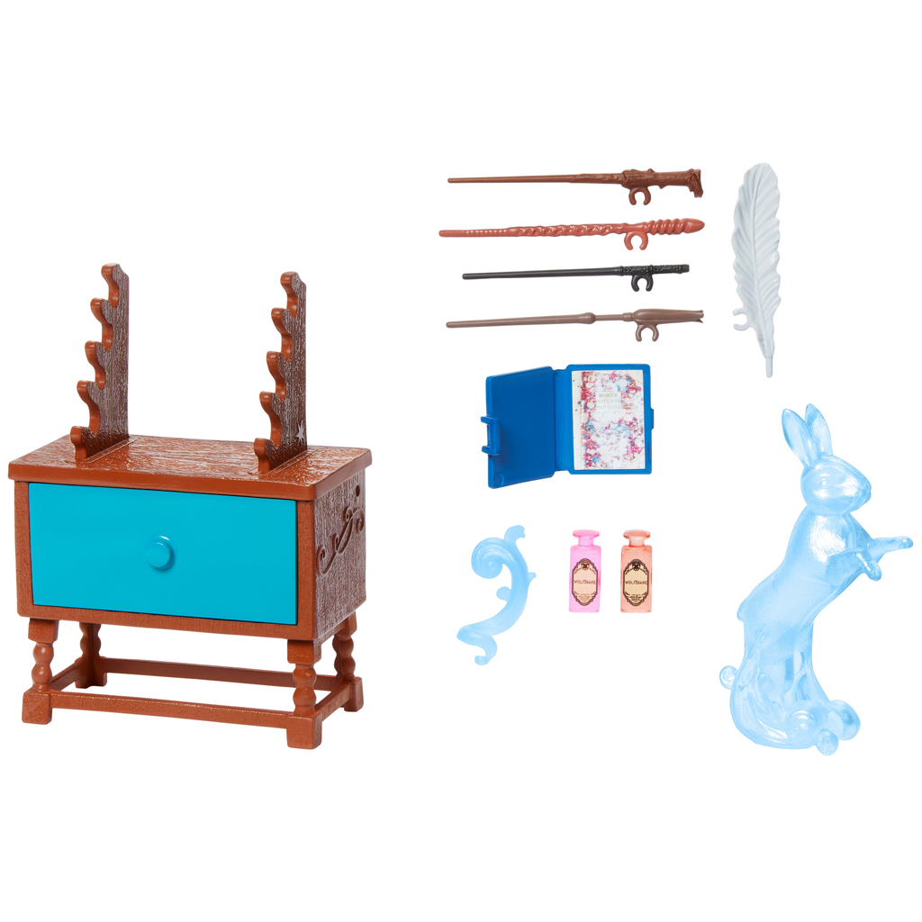 Harry Potter: Ollivanderov obchod s prútikmi – Abszolova ulica, hracia súprava - Mattel kép 2