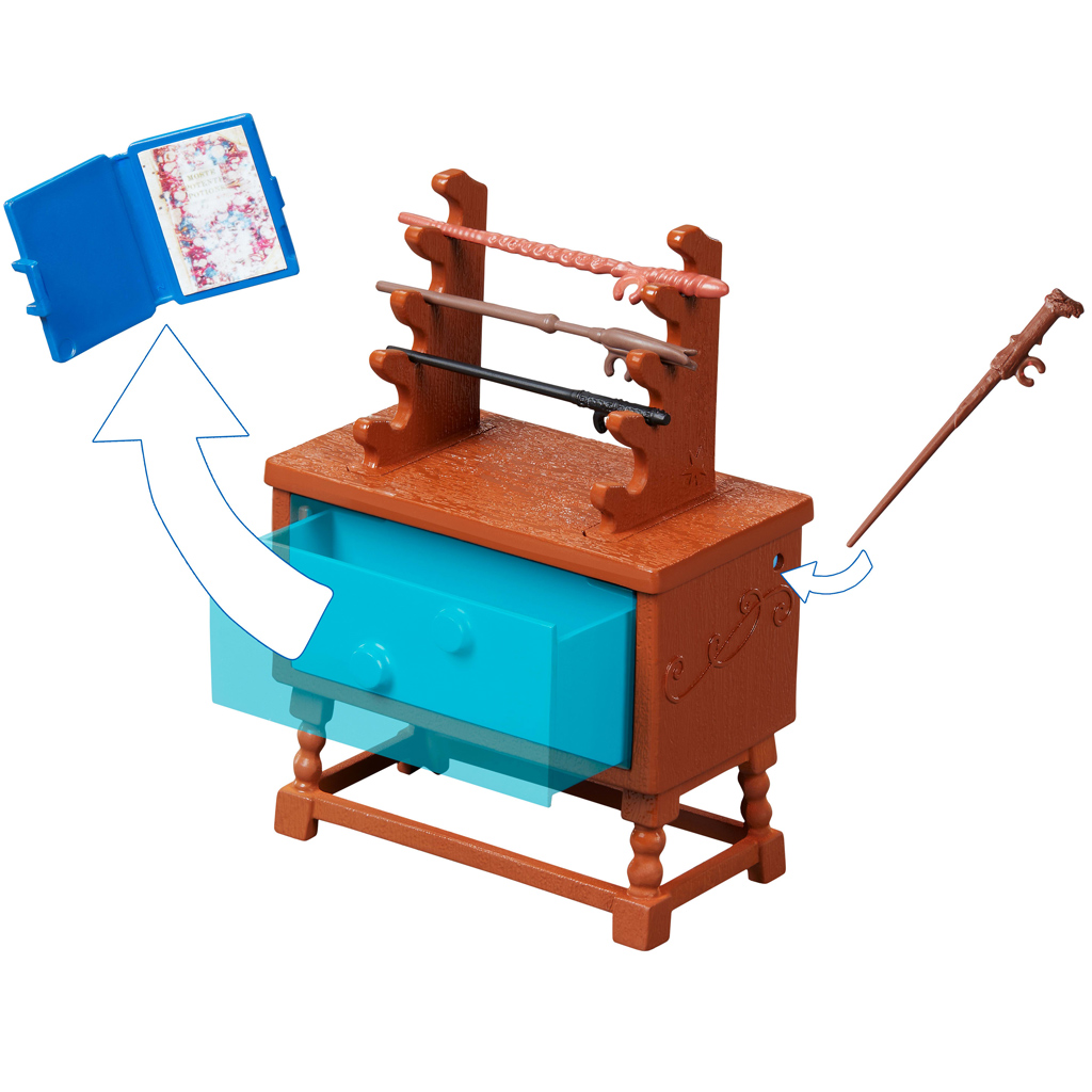 Harry Potter: Ollivanderov obchod s prútikmi – Abszolova ulica, hracia súprava - Mattel kép 3