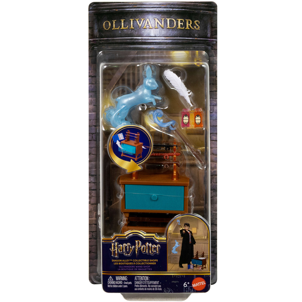Harry Potter: Ollivanderov obchod s prútikmi – Abszolova ulica, hracia súprava - Mattel