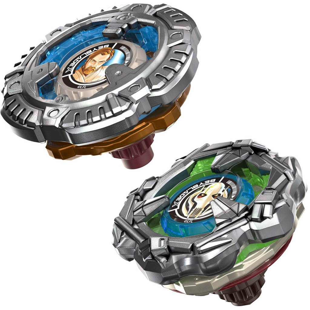 Beyblade X Star Wars spolupráca: súprava káčok Obi‑Wan Kenobi vs Generál Grievous – Hasbro kép 3