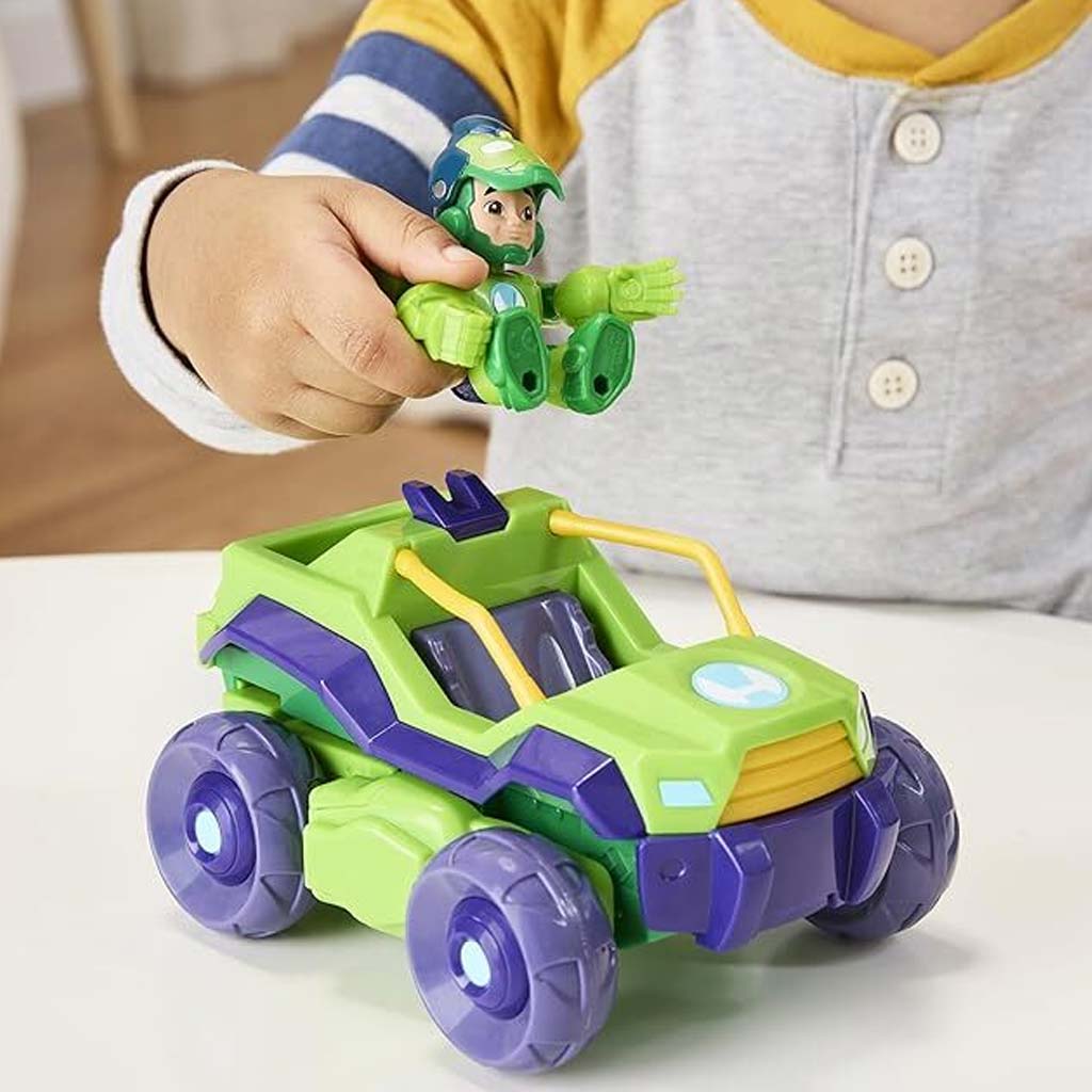 Marvel: Iron Man 2-v-1 Mech Hulk auto a figúrkový set - Hasbro kép 3