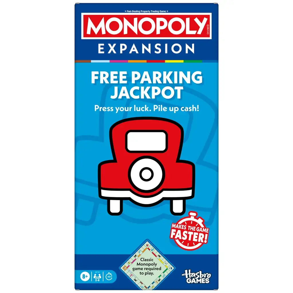 Monopoly: Free Parking Jackpot kiegészítő pakli - Hasbro kép 1