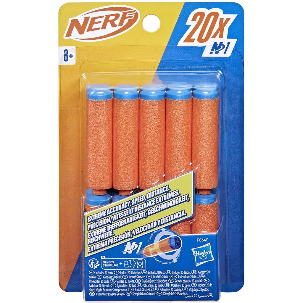 Nerf: N-Series: Náhradné penové náboje 20 ks - Hasbro