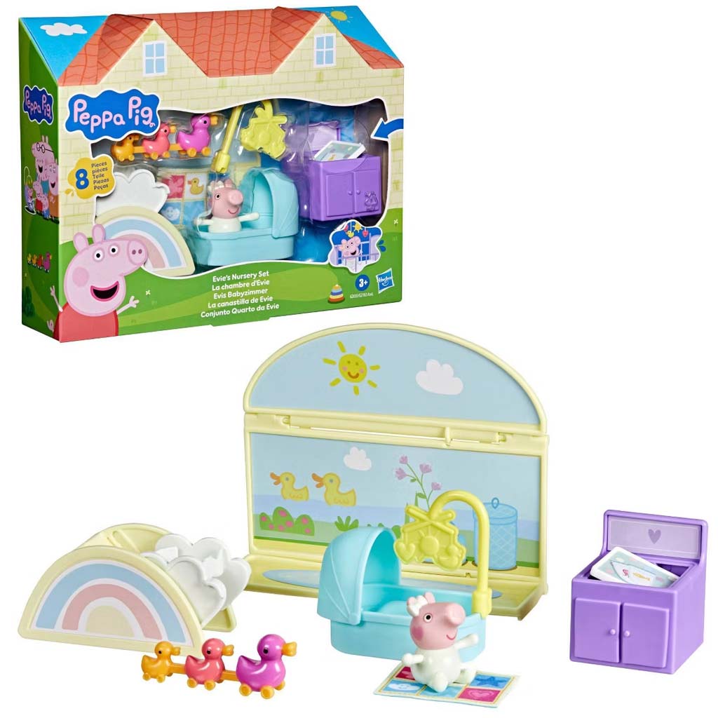 Prasiatko Peppa Evie súprava na hranie detskej izby – Hasbro