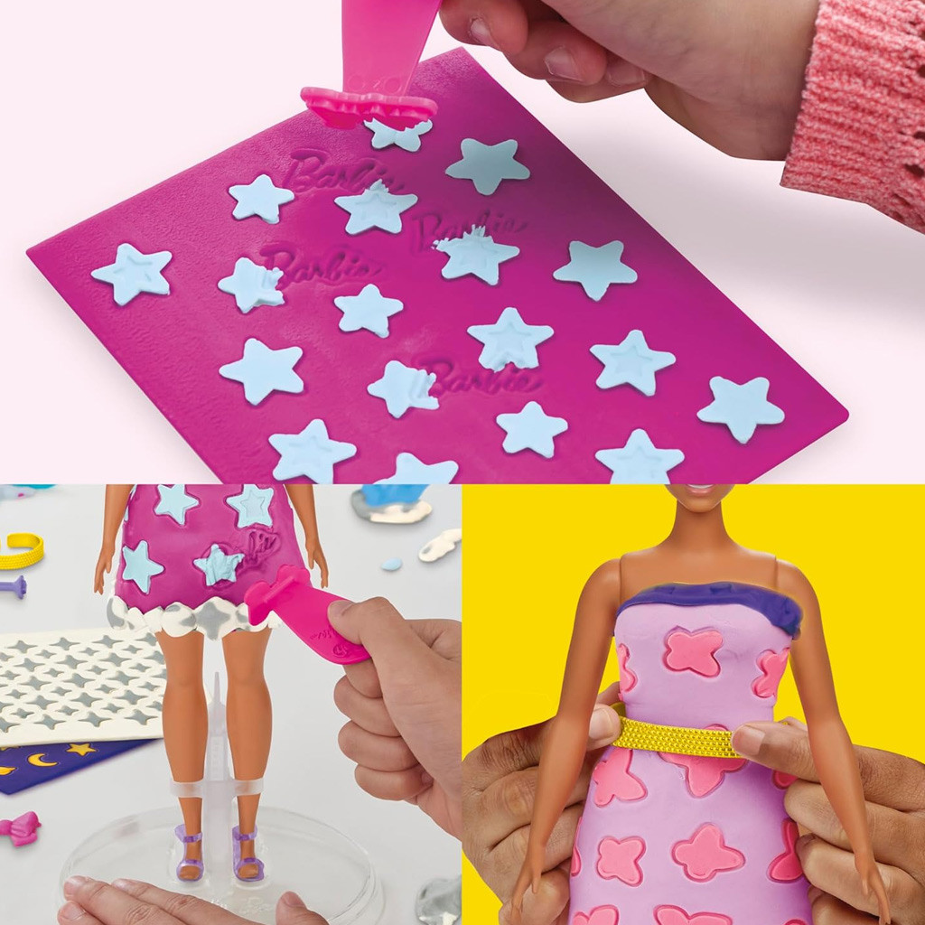 Play-Doh: Barbie trblietky a drahokamy modelovacia sada - Hasbro kép 3