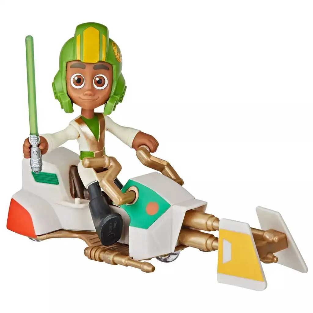 Star Wars: Fiatal Jedik kalandjai - Kai Brightstar figuraszett fogattal 7,5cm - Hasbro kép 4