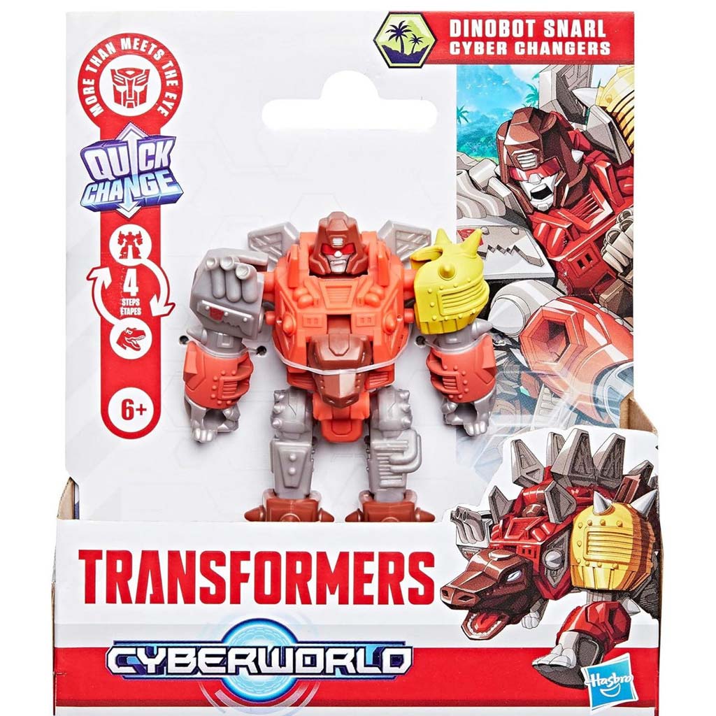 Transformers Cyberworld: Dinobot Snarl – Cyber Changers figúrka - Hasbro