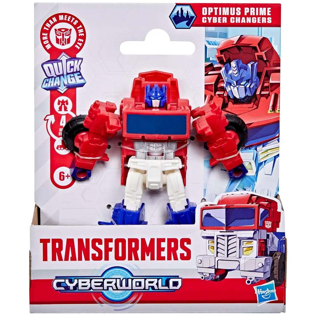 Transformers Cyberworld: Optimus Prime – Cyber Changers figúrka - Hasbro