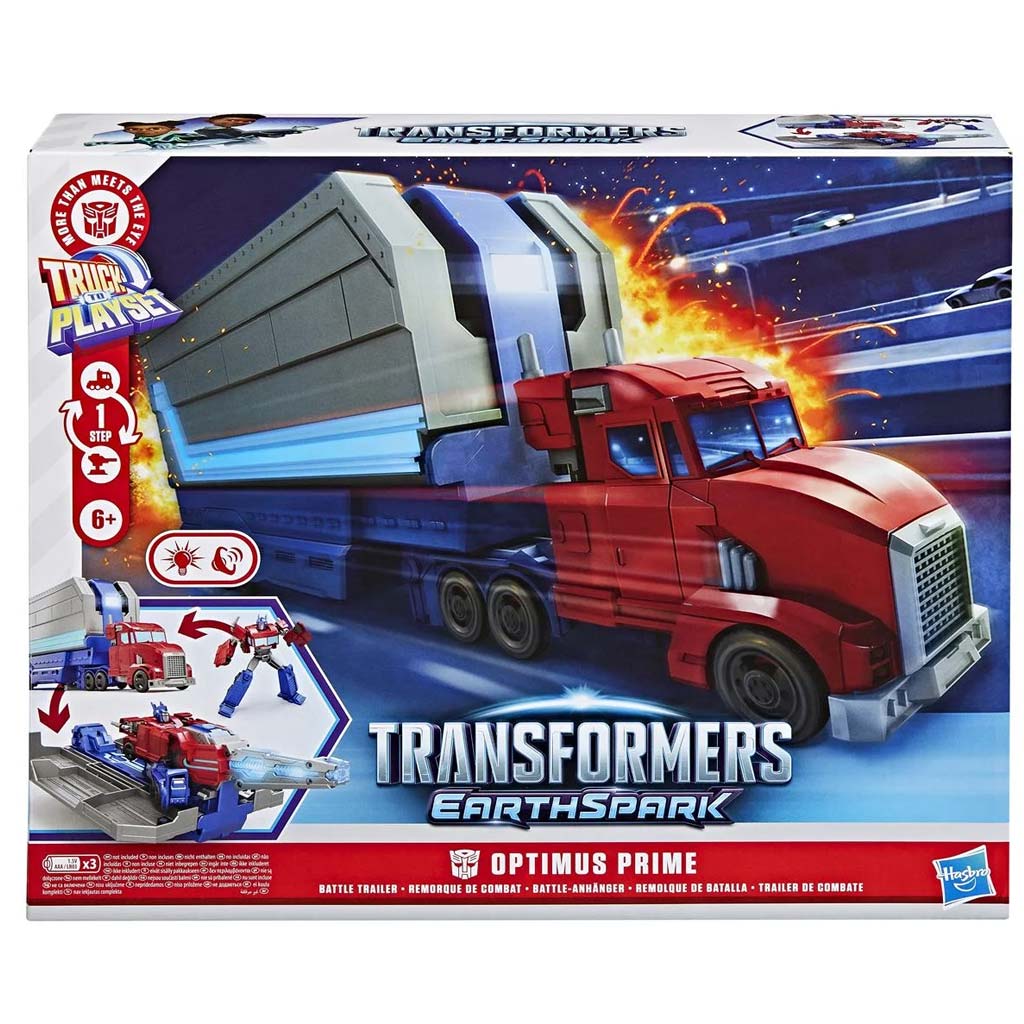 Transformers Earthspark: Optimus Prime Battle Trailer herná súprava - Hasbro