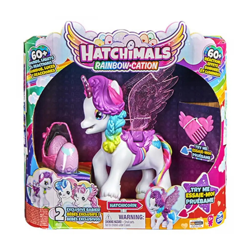 Hatchimals Rainbow Cation Hatchicorn Čarovný jednorožec - Spin Master
